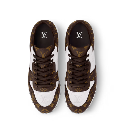 Men's Louis Vuitton Run Away Brown Sneakers