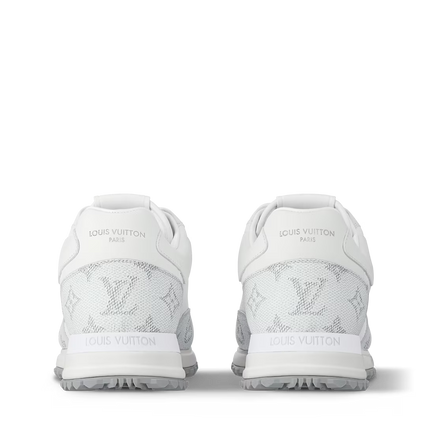 Men's Louis Vuitton Run Away White Denim Sneakers