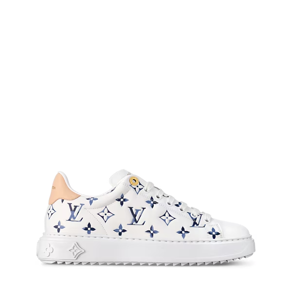 Men's Louis Vuitton Time Out Blue Sneakers