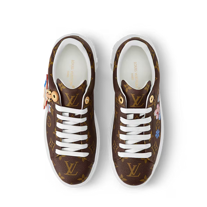 Men's Louis Vuitton Time Out Brown Sneakers