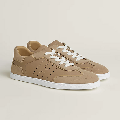 Men's Hermès Match Beige Sable Sneakers