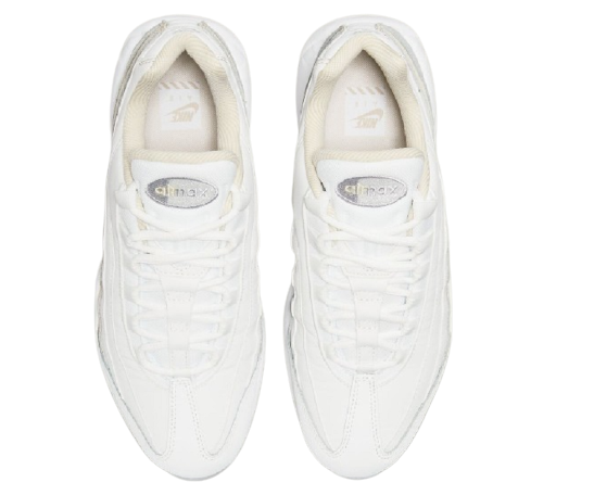 Men's  Nike Air Max 95 White Beige Grey Shoes