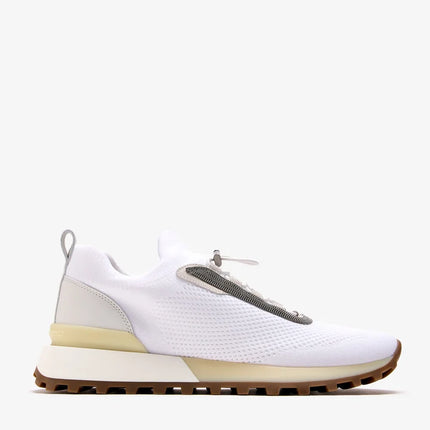 Men’s Brunello Cucinelli Mesh White Sneakers