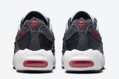 Men's Nike Air Max 95 Iron Grey Red Shoes