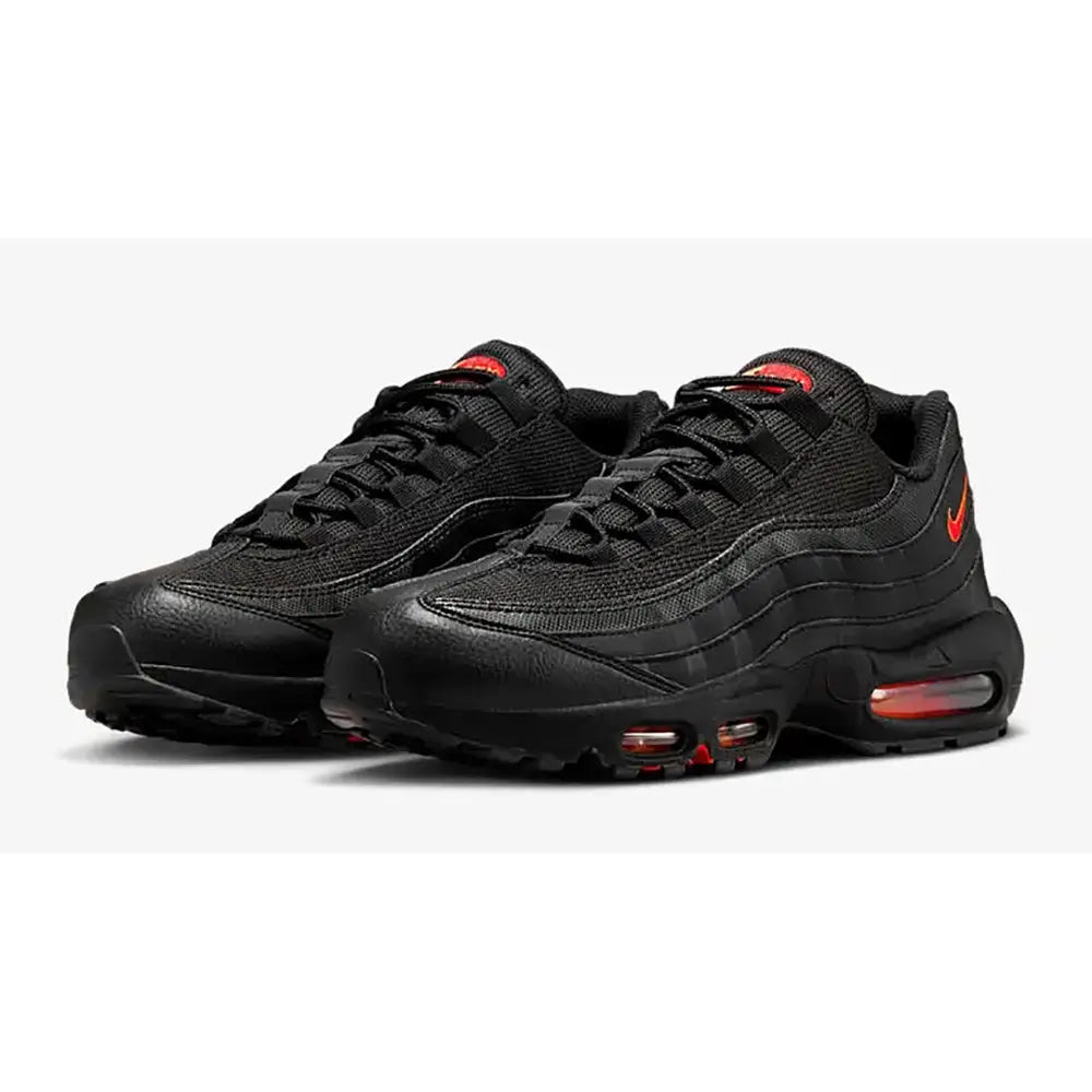 Men's Nike Air Max 95 Black Firey Orange Shoes