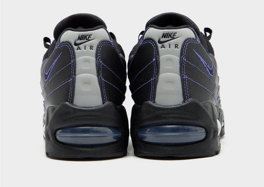 Men's Nike Air Max 95 Black Purple Shoes