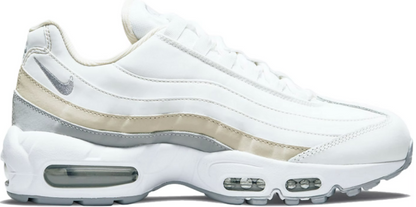 Men's  Nike Air Max 95 White Beige Grey Shoes
