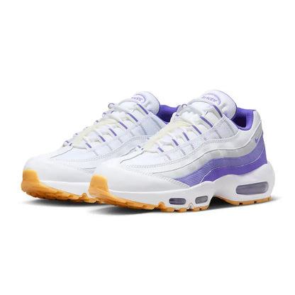 Men's  Nike Air Max 95 White Purple Gum Shoes