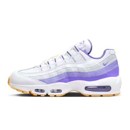 Men's  Nike Air Max 95 White Purple Gum Shoes