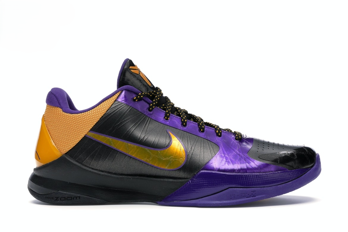 Men's Kobe 5 Laker Away Shoes