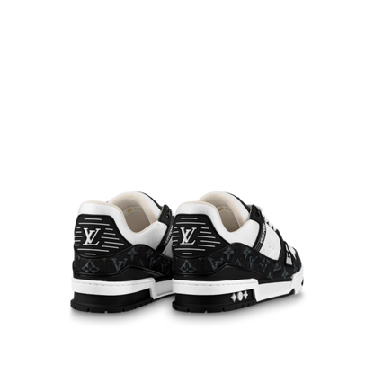 Men's Louis Vuitton Trainer Black White Sneakers