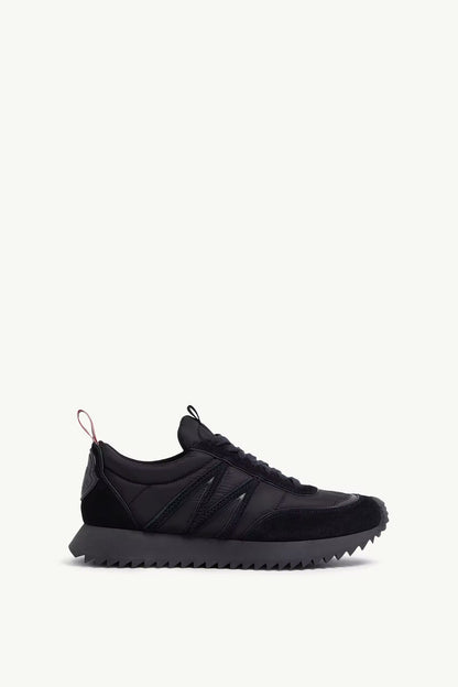 Men's Pacey Nylon & Suede Black Sneakers
