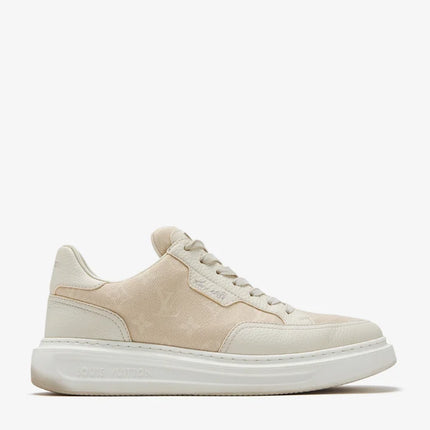 Men's Louis Vuitton Beverly Hills Trainer Cream Sneakers