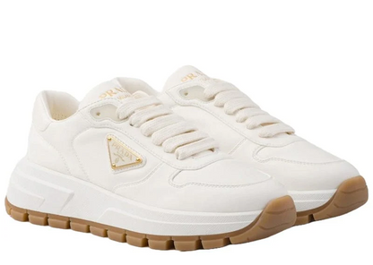 Men's Prada Montecarlo Re-Edition 2005 Leather Ivory Gum Sneakers