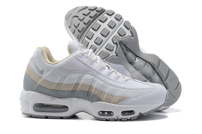 Men's Nike Air Max 95 Grey & White Shoes