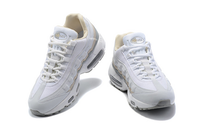 Men's Nike Air Max 95 Grey & White Shoes