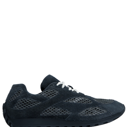 Men’s Bottega Veneta Orbit Flash Suede-Trimmed Shadow Sneakers