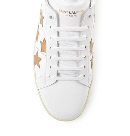 Men's Saint Laurent Court Classic SL06 Gold Sneakers