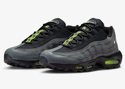 Men's Nike Air Max 95 Grey Black Neon Shoes