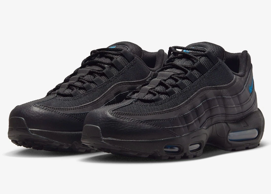 Men's Nike Air Max 95 Black-Blue Shoes