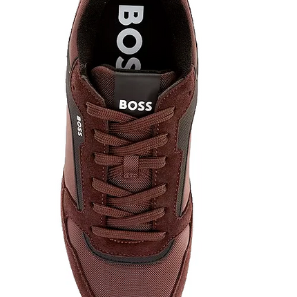 Men’s BOSS Parkour-L Runn Burgundy Sneaker