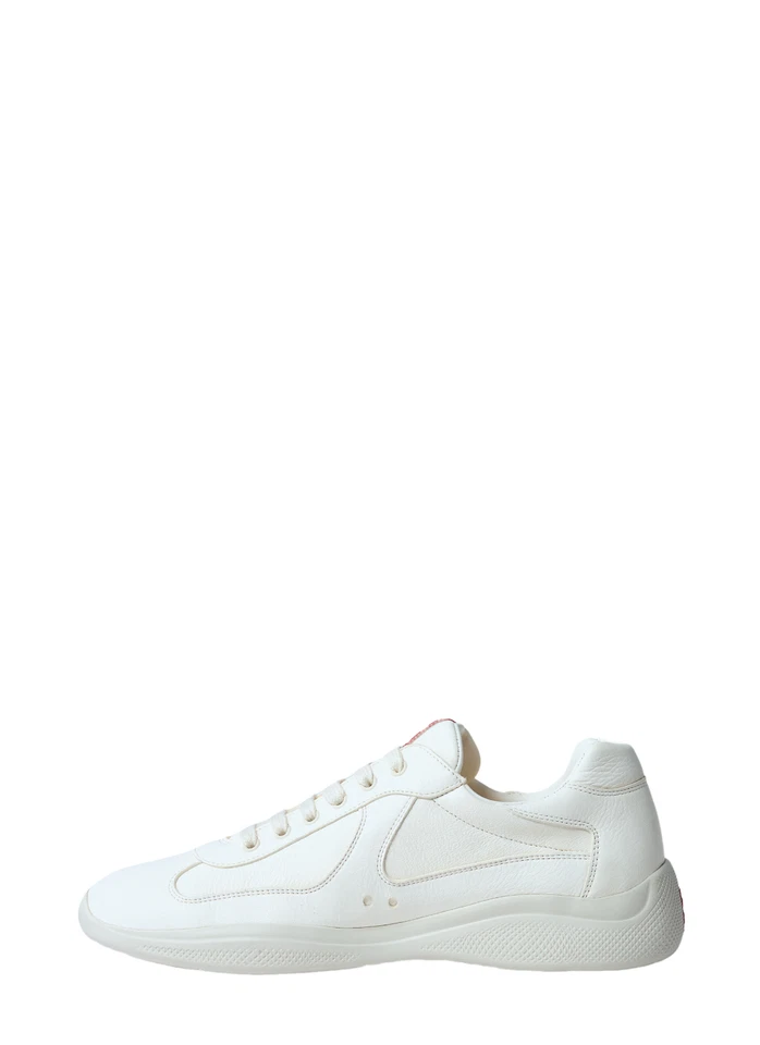 Men's Prada America's Cup Ivory Sneakers