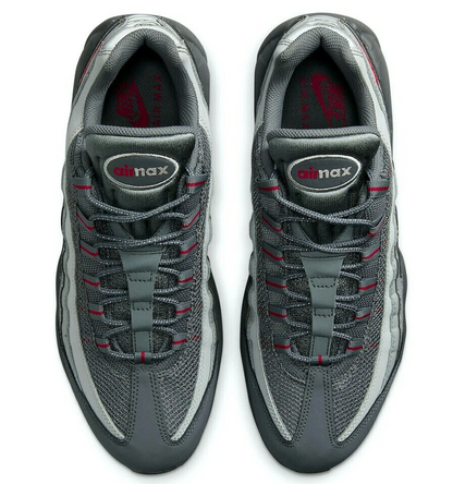 Men's Nike Air Max 95 Grey Red Shoes