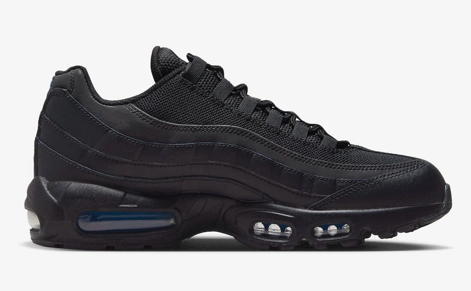 Men's Nike Air Max 95 Black-Blue Shoes