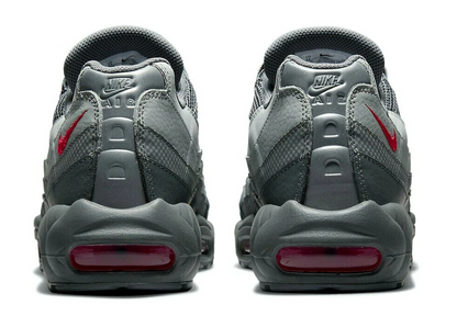 Men's Nike Air Max 95 Grey Red Shoes
