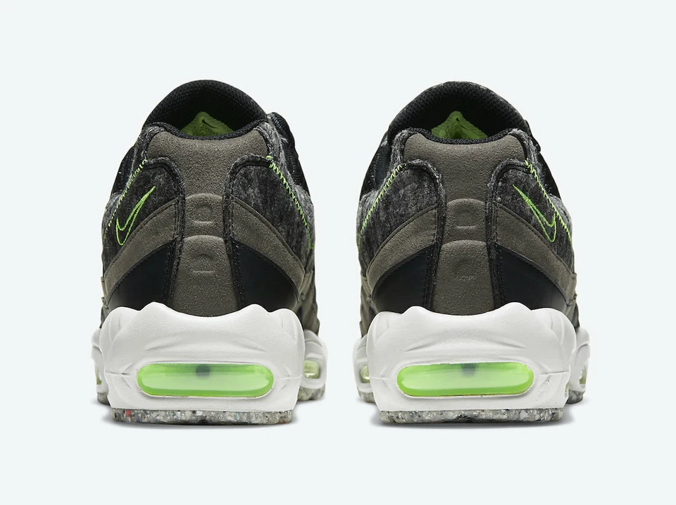 Men's Nike Air Max 95 Black Green Shoes