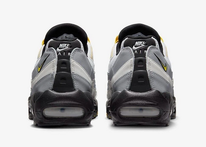 Men's Nike Air Max 95 Black-White-Yellow Shoes