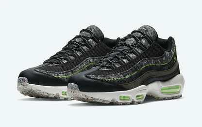 Men's Nike Air Max 95 Black Green Shoes