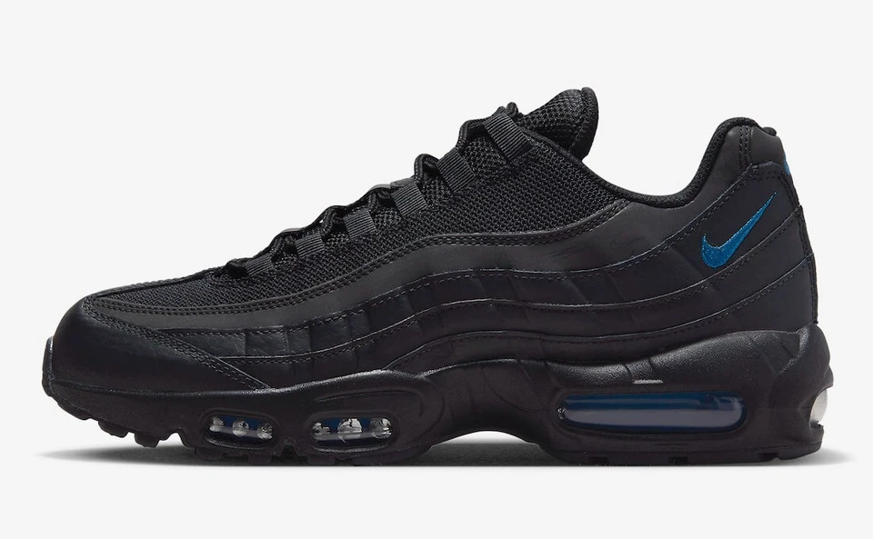 Men's Nike Air Max 95 Black-Blue Shoes