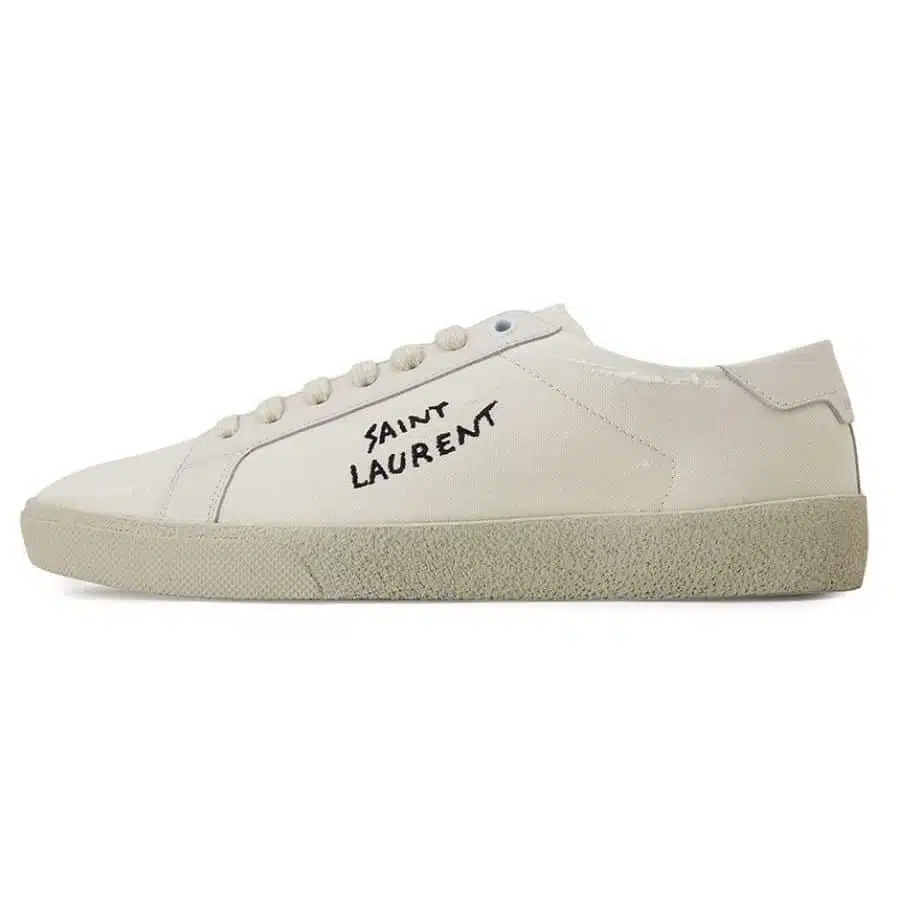 Men's Saint Laurent Court Classic SL06 Cream Sneakers
