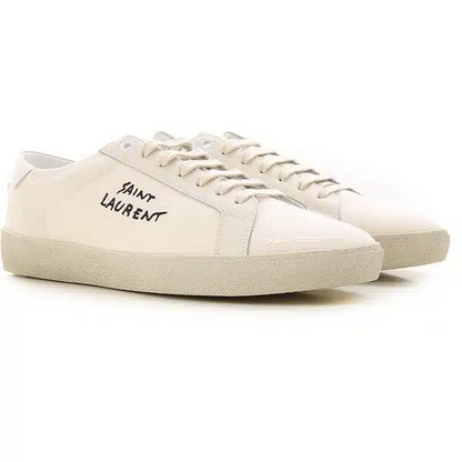 Men's Saint Laurent Court Classic SL06 Cream Sneakers