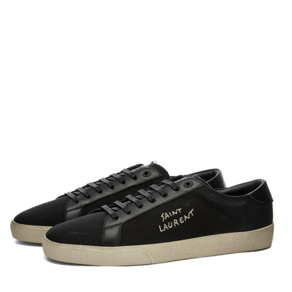 Men's Saint Laurent Court Classic SL06 Black Sneakers