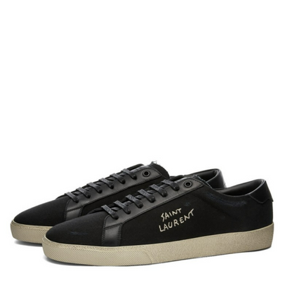 Men's Saint Laurent Court Classic SL06 Black Sneakers