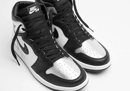 Men's Air Jordan 1 High 'Silver Toe’ Shoes