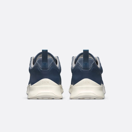 Men's Dior B25 Runner Navy Blue Cream Sneakers