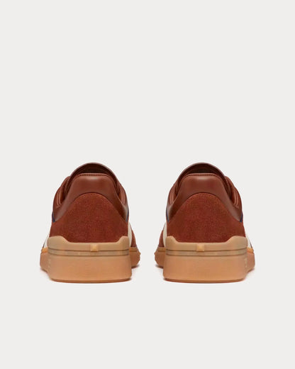 Men's Valentino Garavani Upvillage Low-Top Chocolate Sneakers