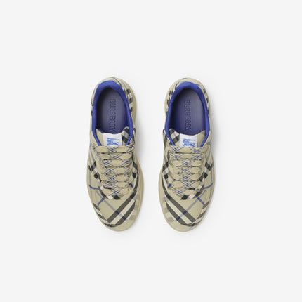 Men’s Burberry Check Terrace Lichen Sneakers
