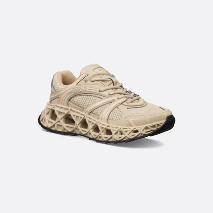 Men's Dior GreyBlack Mesh and Rubber B35 NXXT Beige Sneakers