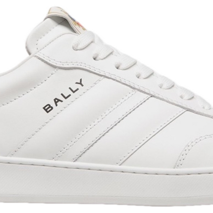 Men's Bally Retro Crest White Sneaker