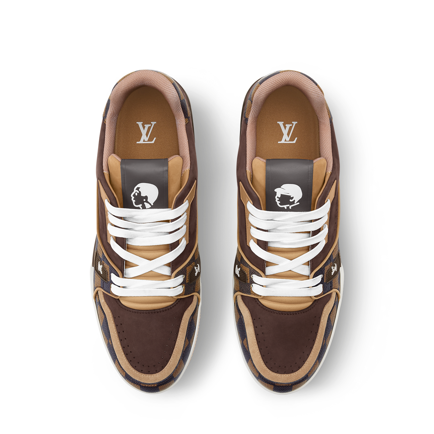 Men's Louis Vuitton Trainer Brown Sneakers