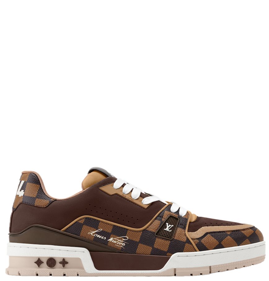 Men's Louis Vuitton Trainer Brown Sneakers