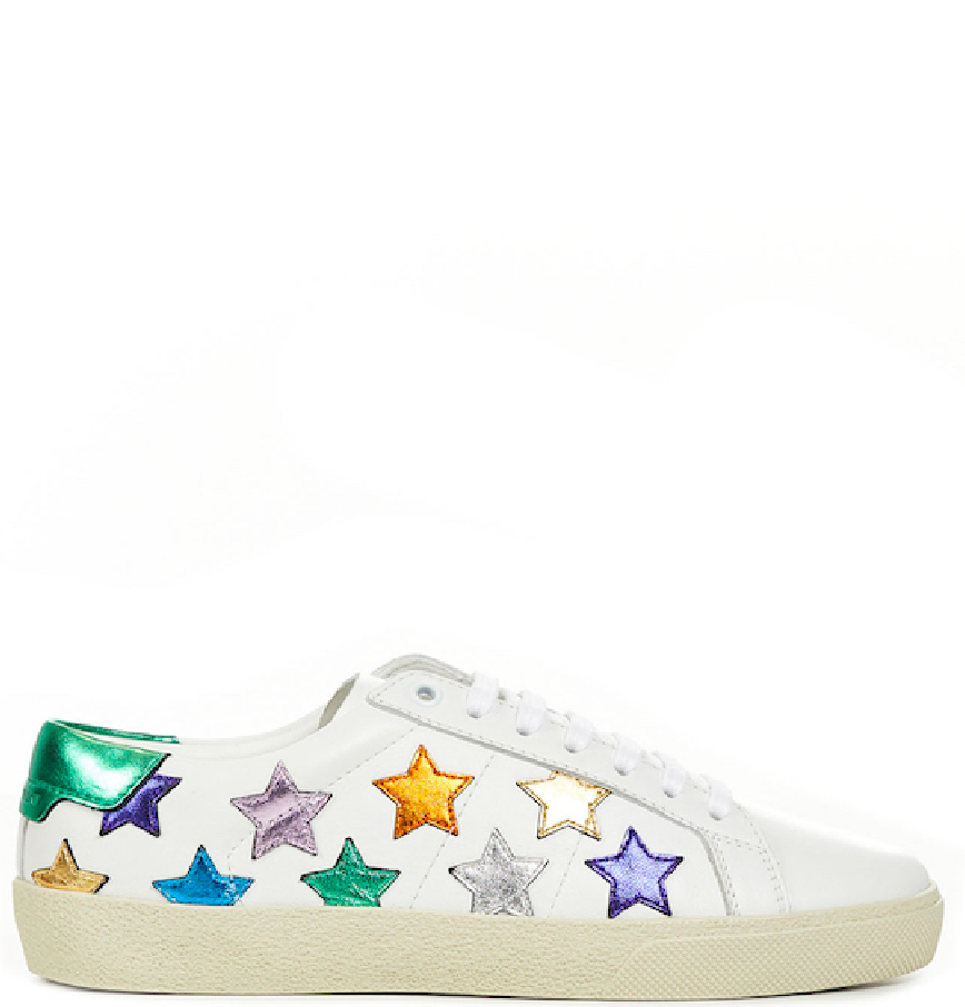 Men's Saint Laurent Court Classic SL06 White Sneakers