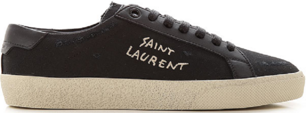 Men's Saint Laurent Court Classic SL06 Black Sneakers